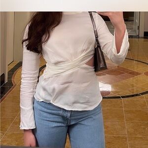 Elegant White Women's Top